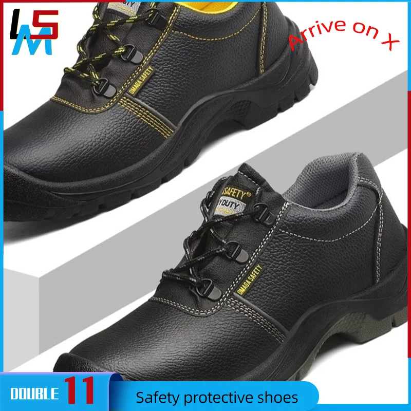 

Men's Breathable Low Cut Steel Toe Cap Work Safety Shoes