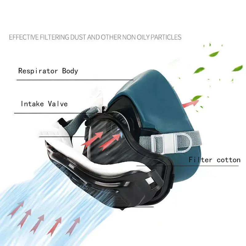 Силиконовая Пылезащитная Маска С Фильтром Для Покраски Спрей Украшение Дома