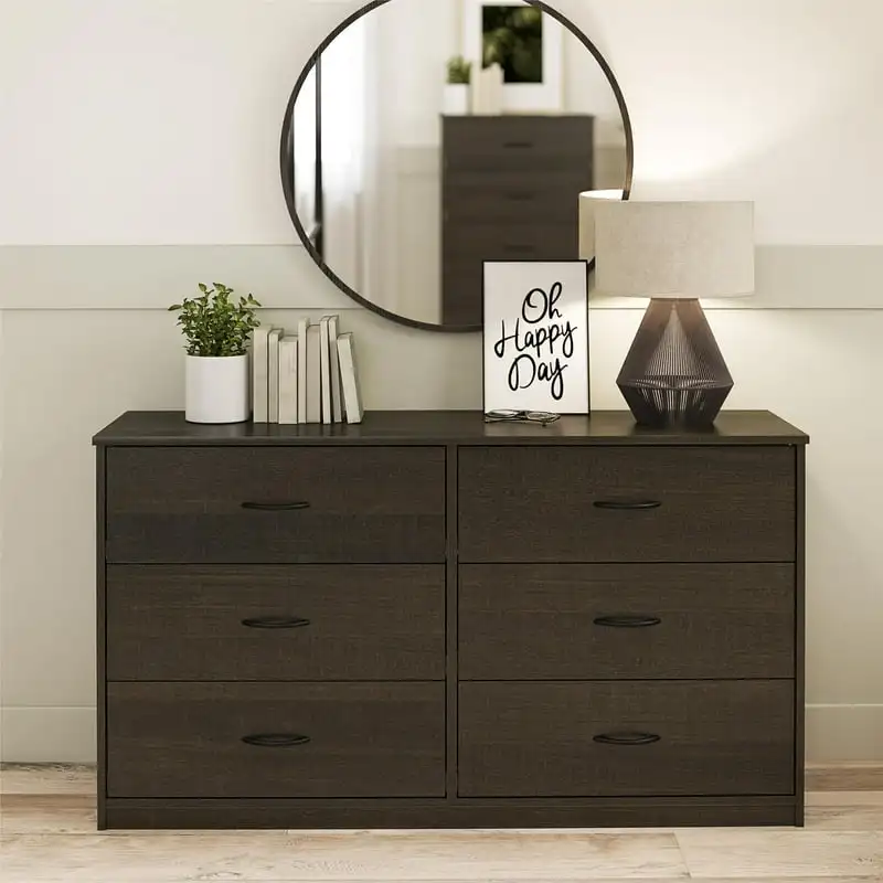 

6 Drawer Dresser, Espresso