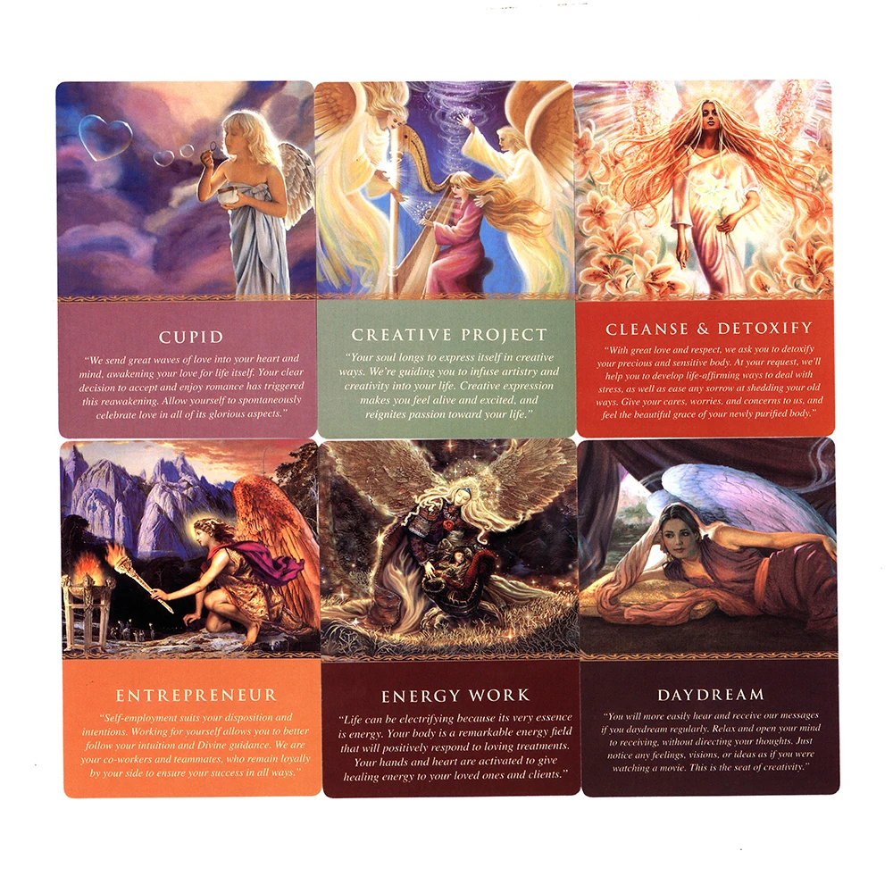 Фабричное ежедневное руководство от ваших ангелов колода карт с изображением