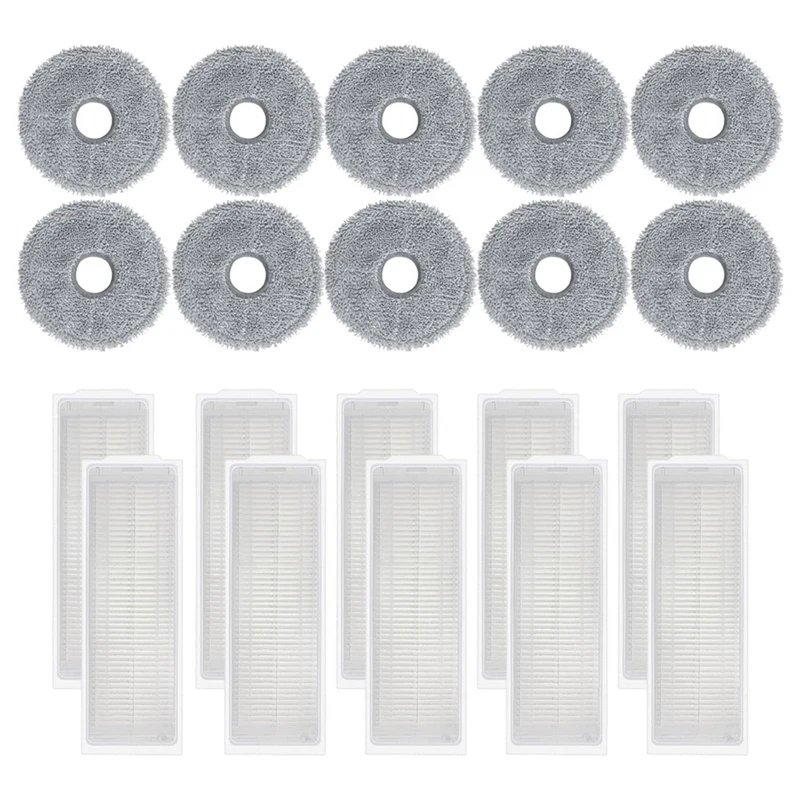 Для Cecotec Conga 11090 Spin Revolution робот-пылесос детали Hepa-фильтра швабра тряпка сменные