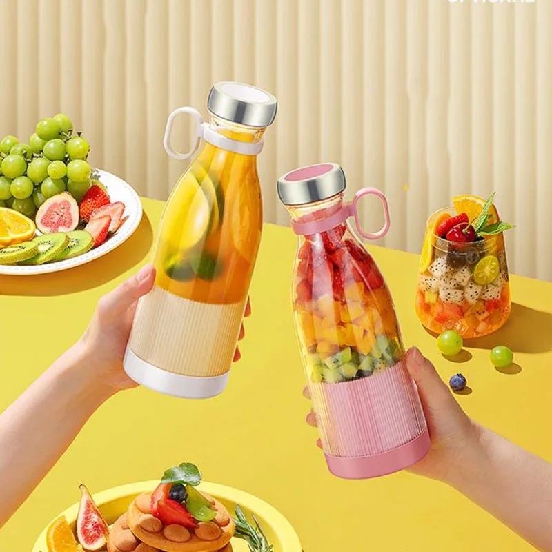 Portable Mini Juicer USB 6 Blade Fruit Juice Maker Fresh Fru