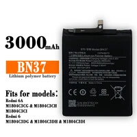 xiao mi original battery bn37 3000 mah for xiaomi redmi 6 redmi6 redmi 6a high quality phone replacement batteries