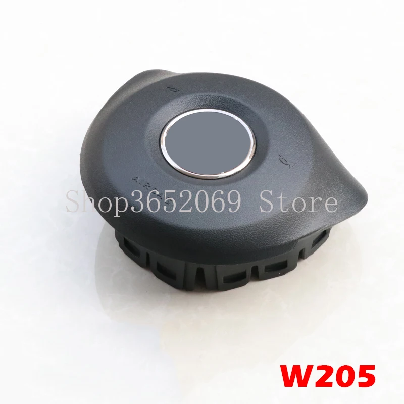 

For Mercedes Benz C Class W205 ABS & Genuine Leather Car Steering Wheel Horn Cover Center Speaker Panel ABS OEM Replacement