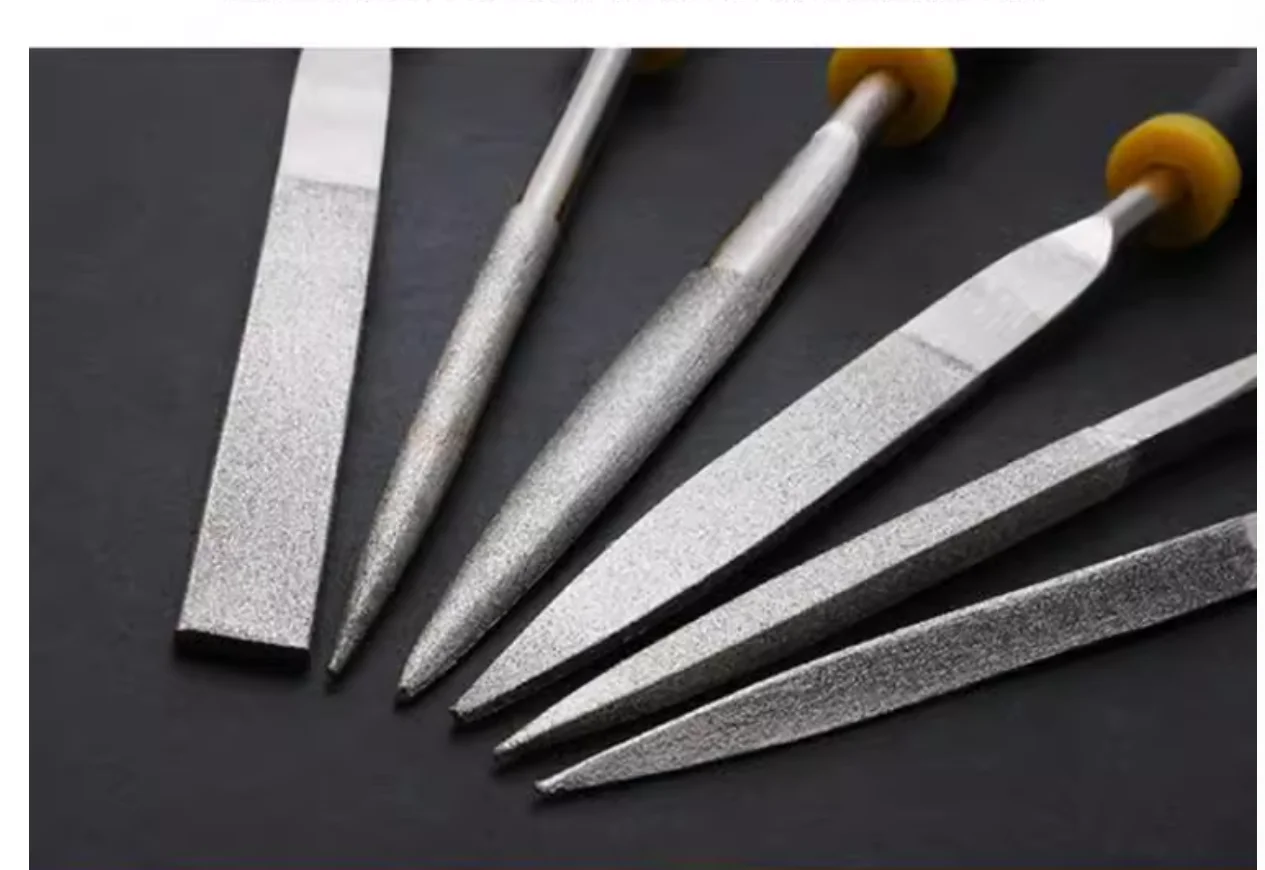 6 шт./набор алмазные напильники 3x140 мм 4x160 5x180