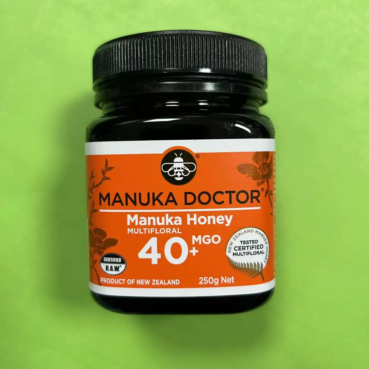 Оригинальный NewZealand MANUKA DOCTOR HONEY 40MGO 250г