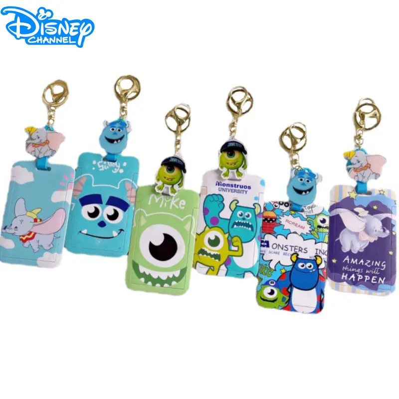 

Original Disney Credential Holder Kawaii Monsters University Campus Retractable Badge Holder Keychain Cute Dumbo Id Card Holder