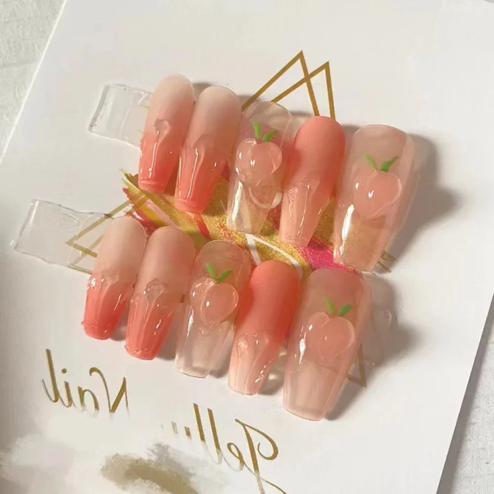 Чистый красивый ручной работы пригодный для носки любовь оранжевый и прозрачный