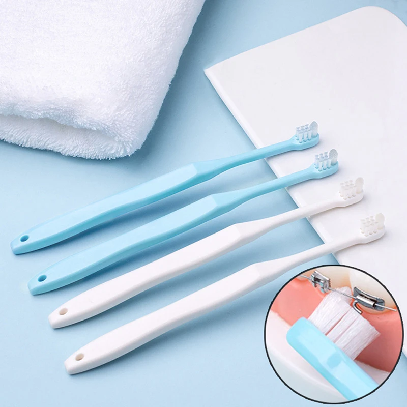 

Clean Orthodontic Braces Non Toxic Adult Orthodontic Toothbrushes Dental Tooth Brush Set U A Trim Soft Toothbrush 1Pcs