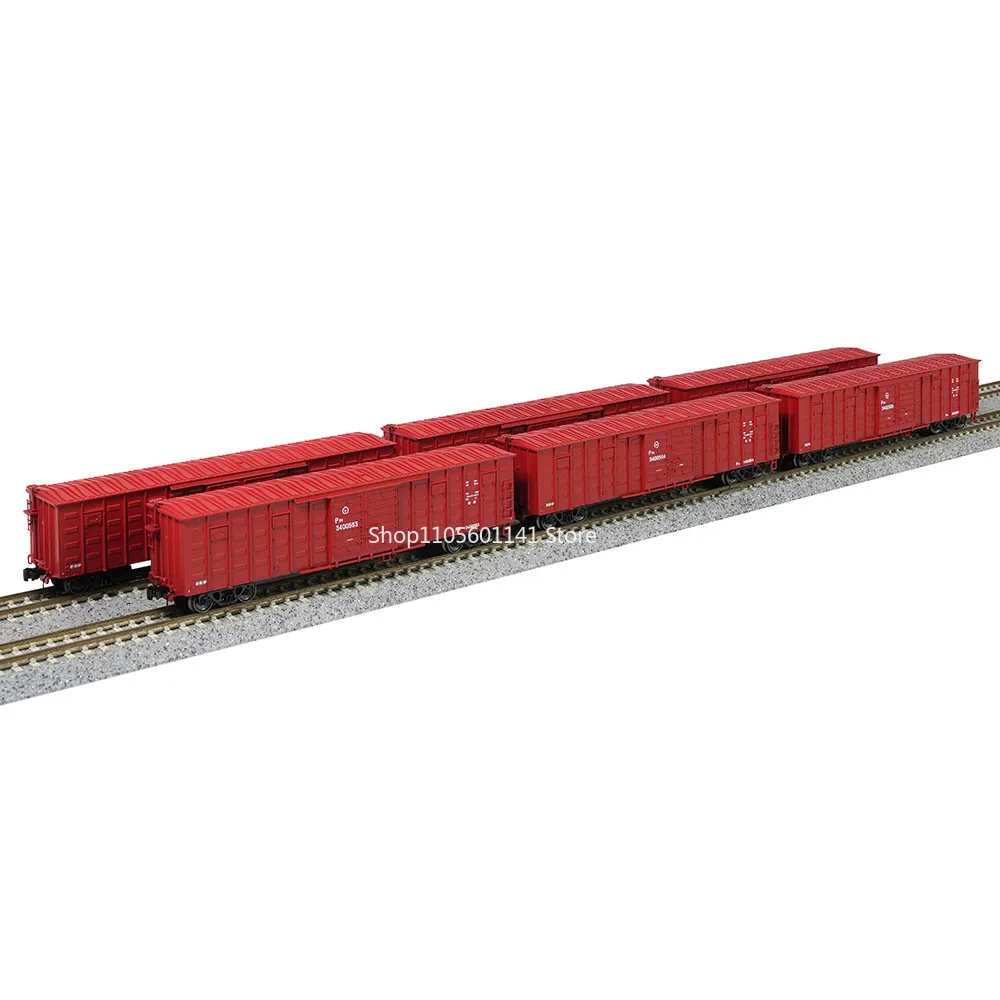 Фото Модельный набор железнодорожных вагонов Changming N Scale: 6 вагонов, вагон-платформа P64, реалистичные грузовые вагоны, предзаказ №5