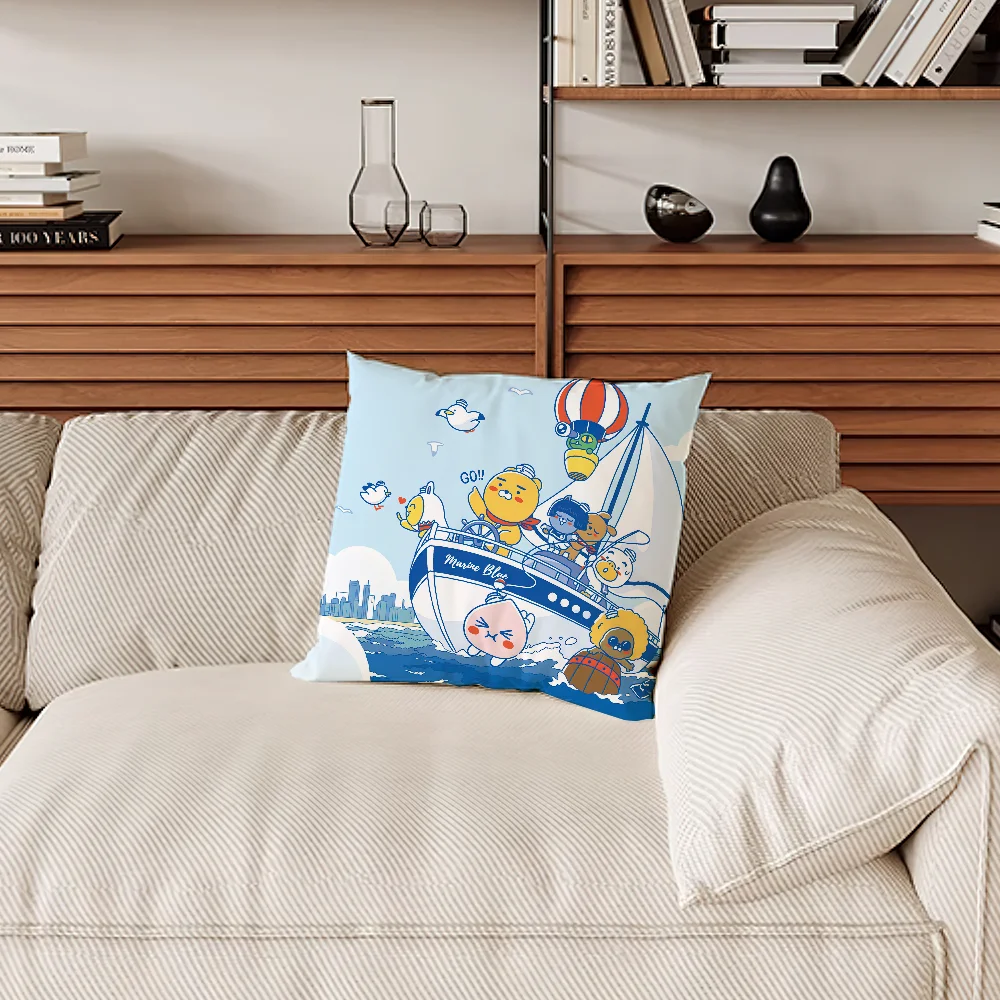 Милая наволочка с рисунком K-Kakao F-Friends диван гостиная спальня изголовье спинка