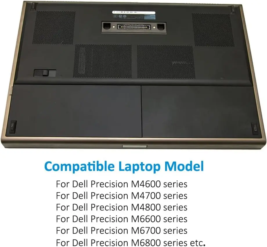Фото Аккумулятор FV993 M6600 для ноутбуков Dell Precision M4600, M4700, M6600, M6700, совместим с PG6RC, R7PND, 0TN1K5, FV993, FJJ4W. №2