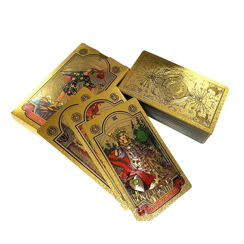 Oraculos, испанские португальские карты Таро, Таро на испанском языке с инструкцией, Таро террас, настольная игра в испанском золотом Таро