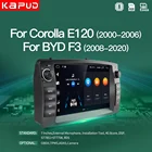 Автомобильный мультимедийный стерео-плеер Kapud, DVD-плеер на Android 10,0 для Toyota Corolla Altis E120 2000-2006, GPS для F3 2003-20137 дюйма