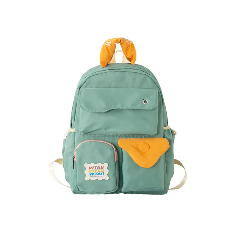 

Teenager Bagpack for Girl 2022 Backpack Back Bag Schoolcot Fashion Backpacks Schoolbag Women Mochila Impermeable Canvas Bags