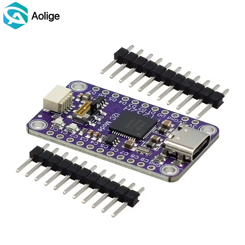Фото MCU FT232H USB к JTAG UART FIFO SPI I2C Высокоскоростной многофункциональный модуль последовательного порта FT232H №1