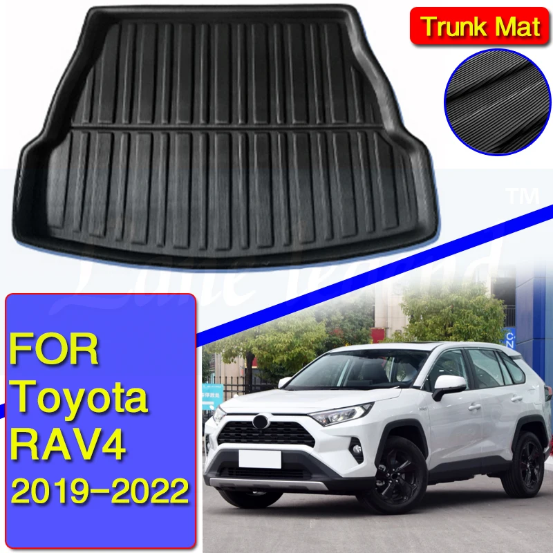 For Toyota RAV4 2019~2022 XA50 Rear Cargo Liner Boot Tray Trunk Mat Luggage FLoor Carpet Tray Waterproof All Weather