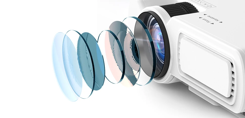 Мини-проектор светодиодный с ЖК-дисплеем 480P 1400 люмен | Проекторы