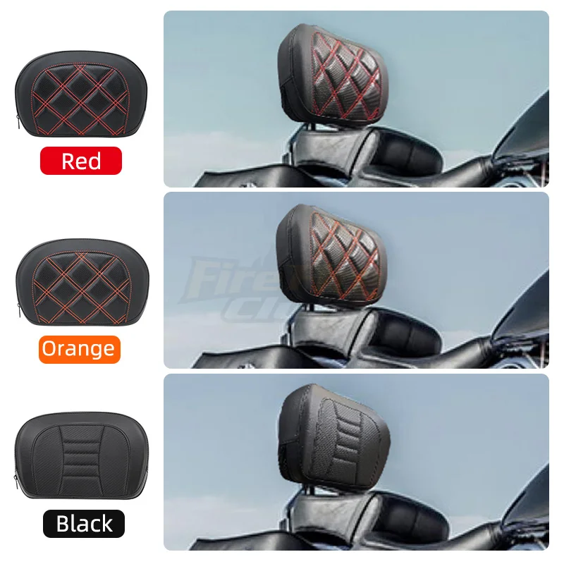 Запчасти для мотоциклов съемная подушка на спинку пассажира Для Harley Touring Street Glide