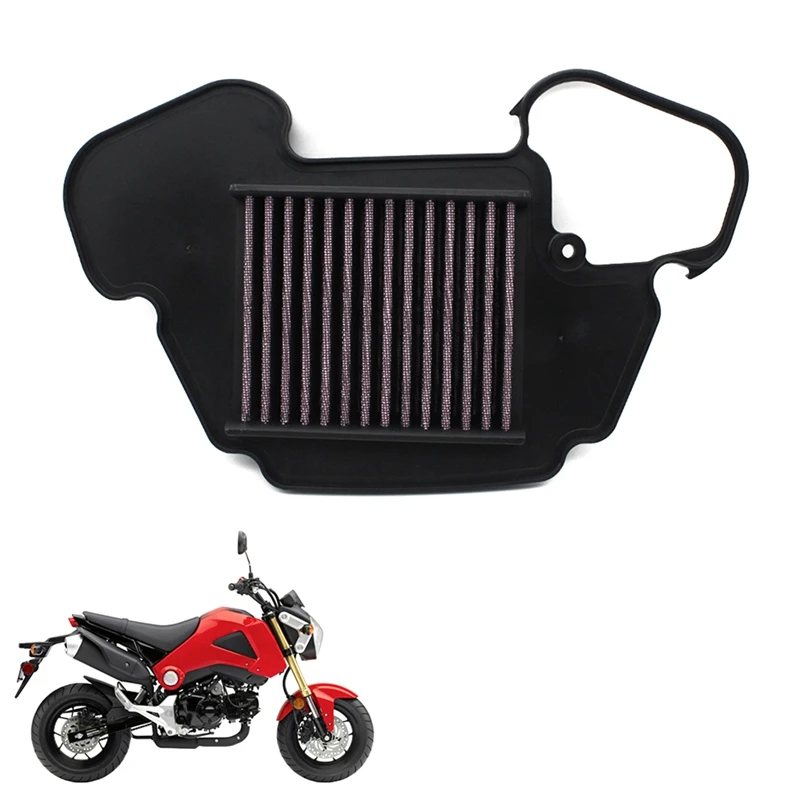 

Motorcycle Air Intake Filter Cleaner Air Filter For Honda MSX125 MSX M3 Grom 2013-2019