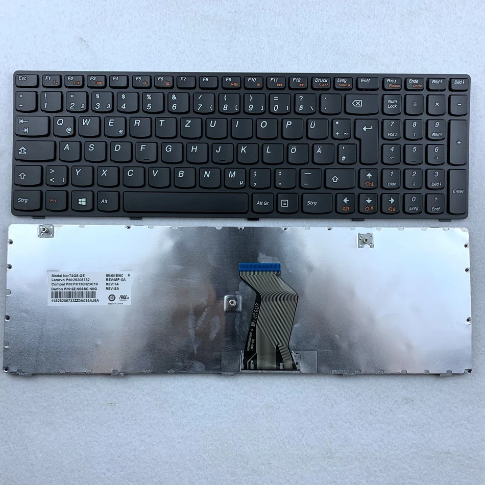 Gremany Laptop Keyboard For Lenovo B580 B585 G580 G580A G585 G590 G770 G780 G790 V580 Z580 Z580A Z585 Z585A GR Layout | Компьютеры и