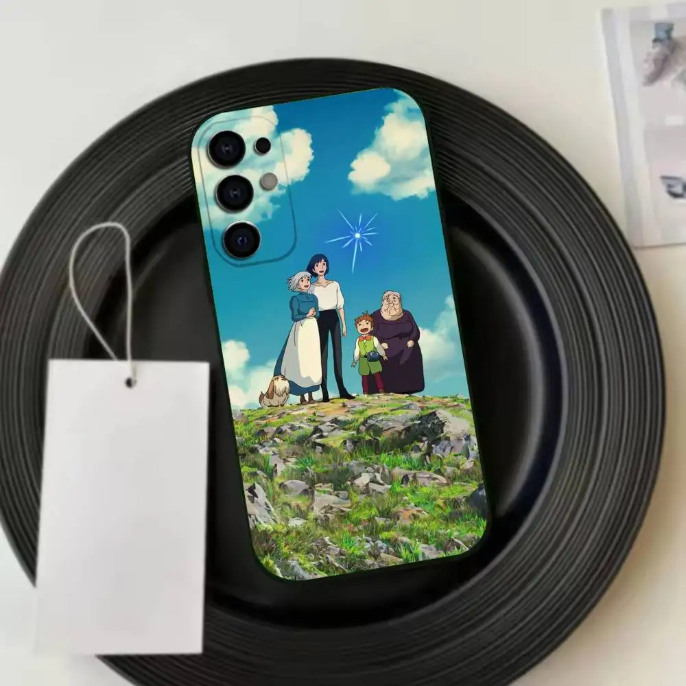 Чехол для телефона H-Howl-s kind Moving Gentle Castle, мягкий черный чехол для Samsung S24, S30, S21, S23, S22, S20, Ultra, S25, Plus (art.: 3920dbde93f84) - 3920dbde93f84