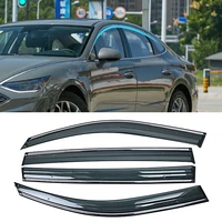for hyundai sonata 8th dn8 2020 2021 car window sun rain shade visors shield shelter protector cover trim frame sticker