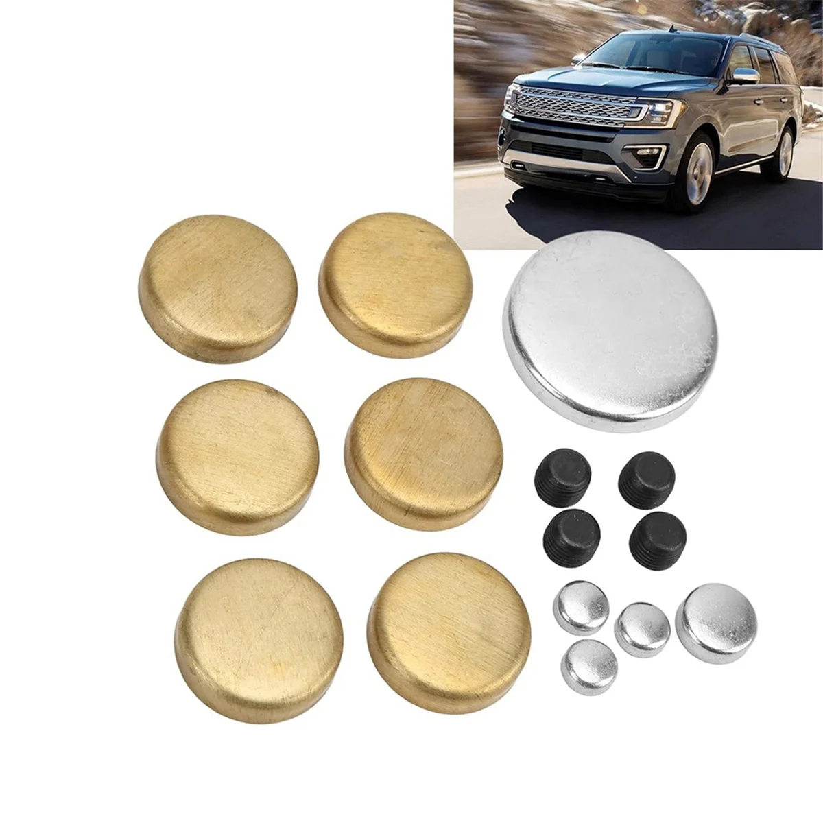 Комплект латунных заглушек для замораживания двигателя PE-108R PE108B небольших