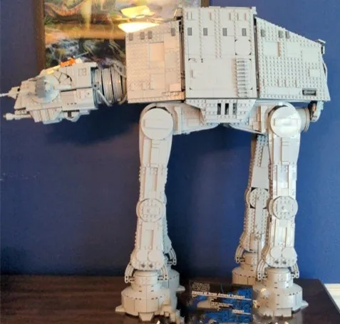 

Модель A66677 UCS AT-AT Walker, строительные блоки, кирпичи, игрушки для мальчиков, подарки на день рождения, совместимость 75313