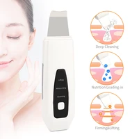 ultrasonic face skin scrubber facial cleaning machine pore blackhead remover vibration deep face cleansing face lifting massage