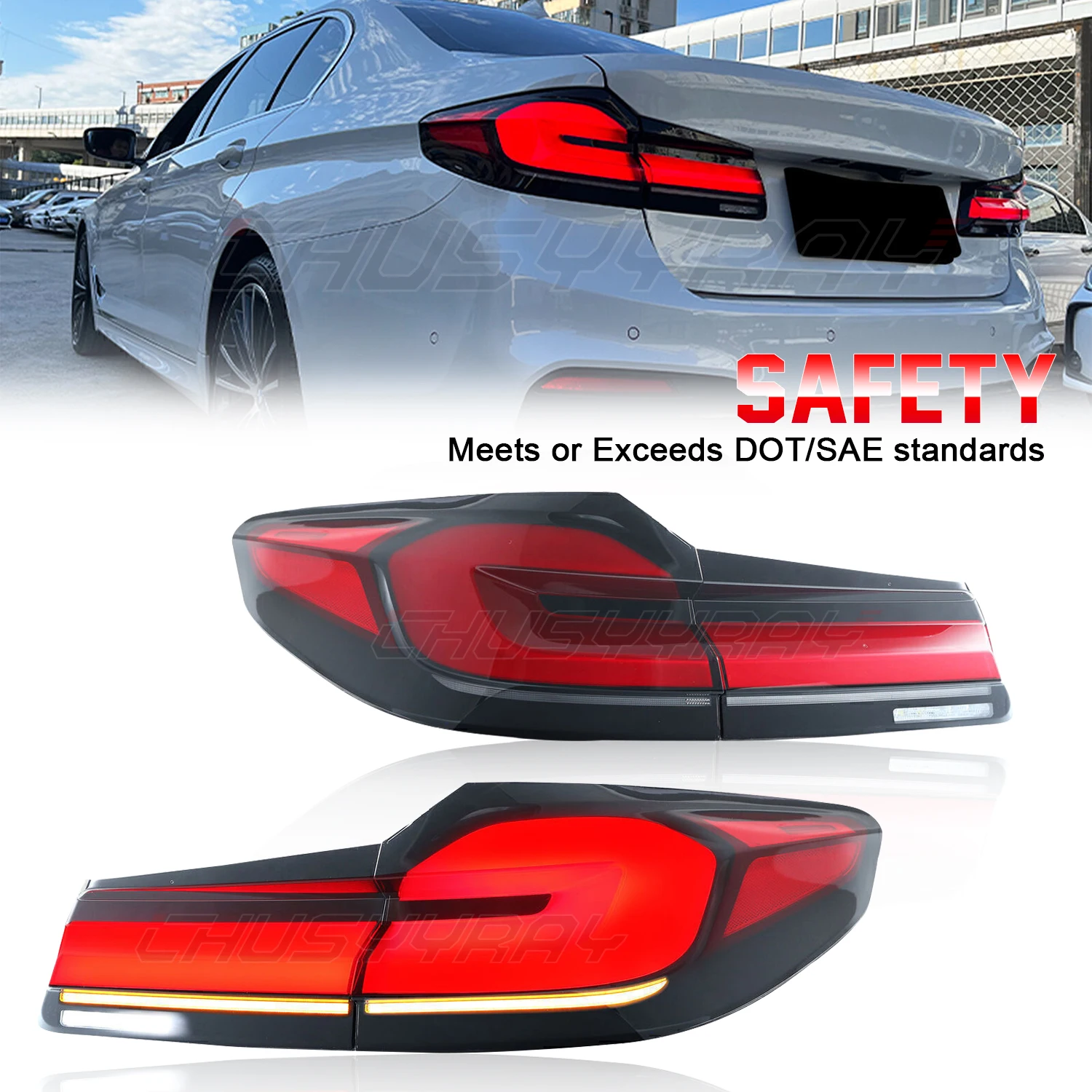 Автомобильные аксессуары, Фонари задние для BMW 530 540 G30 M5 F90 2017 ...