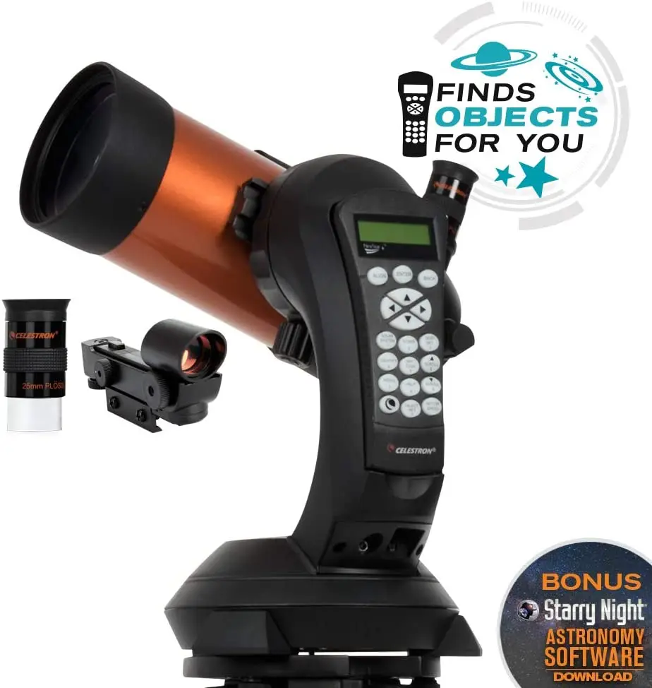 Celestron NexStar 4SE Computerized GoTo Professional Maksutov-Cassegrain Astronomical Telescope 1000x For Deep Space Photography