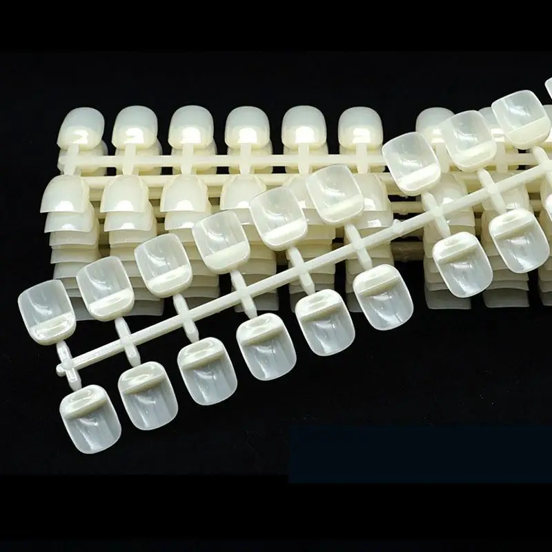 

240Pcs Short Square Nail Tips French Half Cover Artificial Fake Acrylic Manicure False Nails