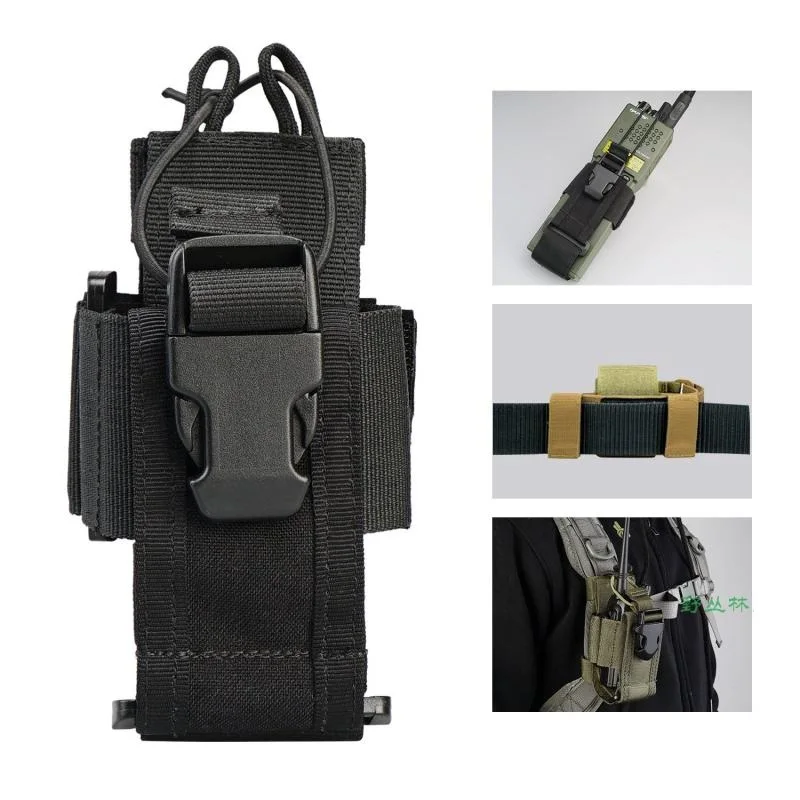Outdoor Multifunctional MOLLE Tactical Walkie Talkie Package Tactical Handheld Terminal PDA Package