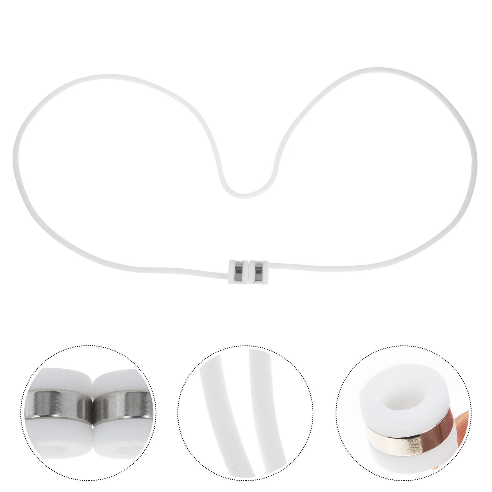 

Earphone Rope Anti Lost Strap Lanyard Siliconestraps Wireless Neck Headset Hanging Air Holder Chain Cord Magnet Earpiece