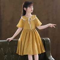 girls dress new 2022 summer princess skirt navy style korean version trendy fashion casual skirt
