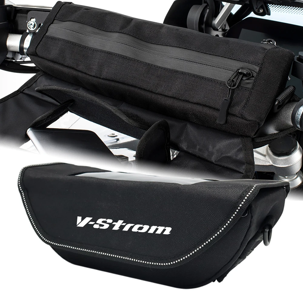 FOR V-Strom 1000 V-Strom 650 V strom Vstrom Motorcycle Waterproof And Dustproof Handlebar Storage Bag