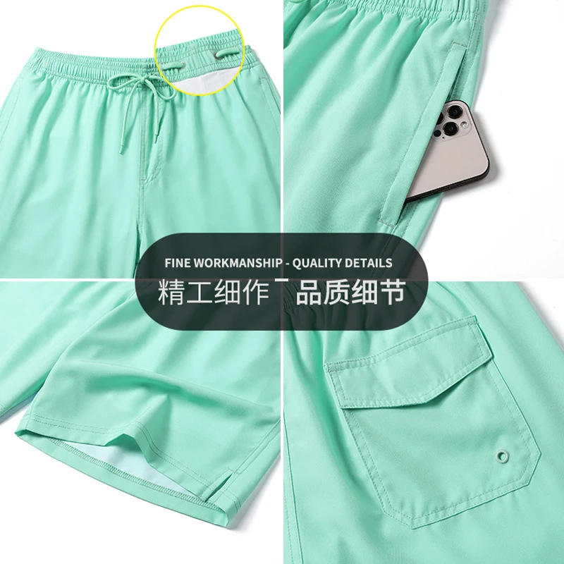 Новинка 2024 летние спортивные шорты для бега быстросохнущие повседневные 2 в 1