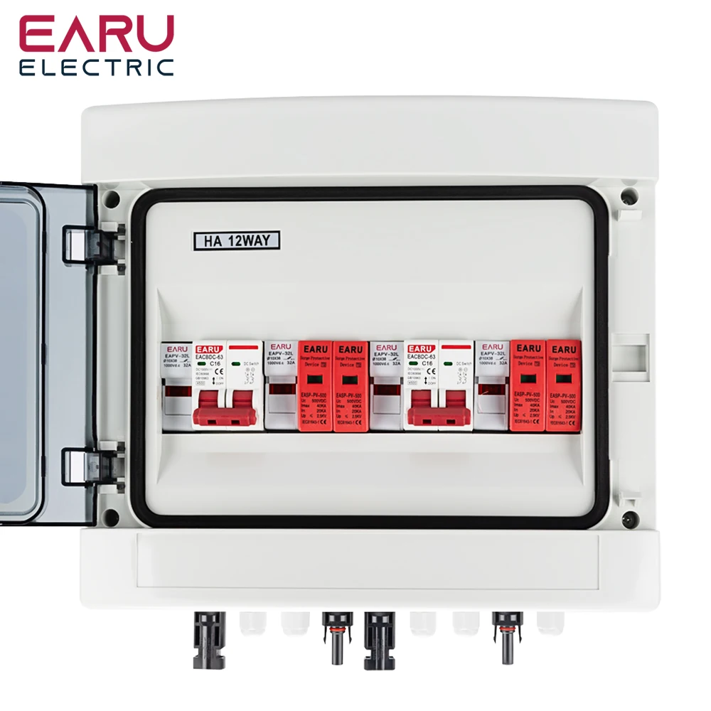 

Комбинирующая коробка для солнечных батарей EARUELECTRIC IP65