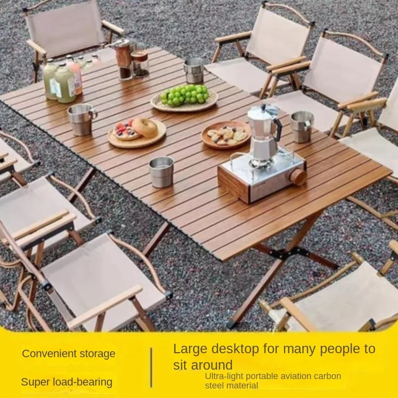 Стол-рулон для яиц из углеродистой стали простой складной столик портативное