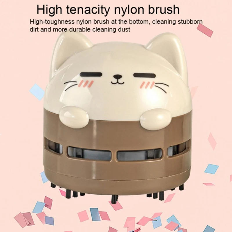

Mini Vacuum Cleaner Dust Remover Cartoon Animal Pattern Rechargeable Wireless Portable Vacuum Household Tools Dust Accessories