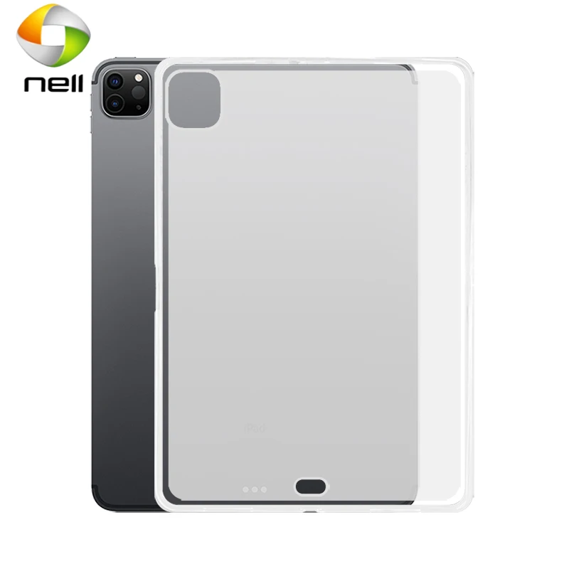

2Pcs IPad Pro 11 2020 Case Transparent Silicone Ultra Slim Soft TPU Protective Tablet Case IPad Pro 12.9 2020 Case Clear Bags c