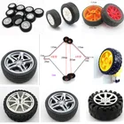 120 20 мм30 мм38 мм резиновые шины для DIY проекта, образовательная деталь смарт-робота