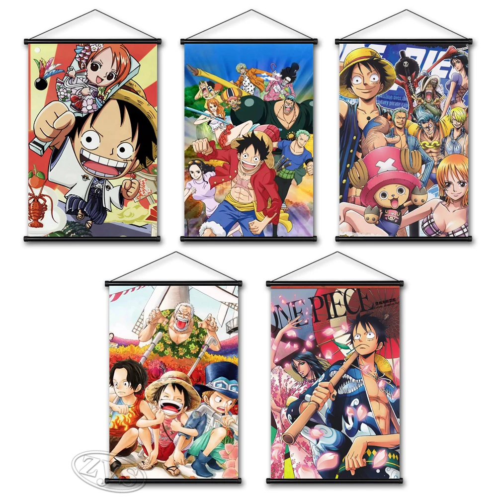 

Poster Monkey D. Luffy Wall Art One Piece Modular Picture Classic Anime Print Canvas Painting For Child Bedroom Home Decoration
