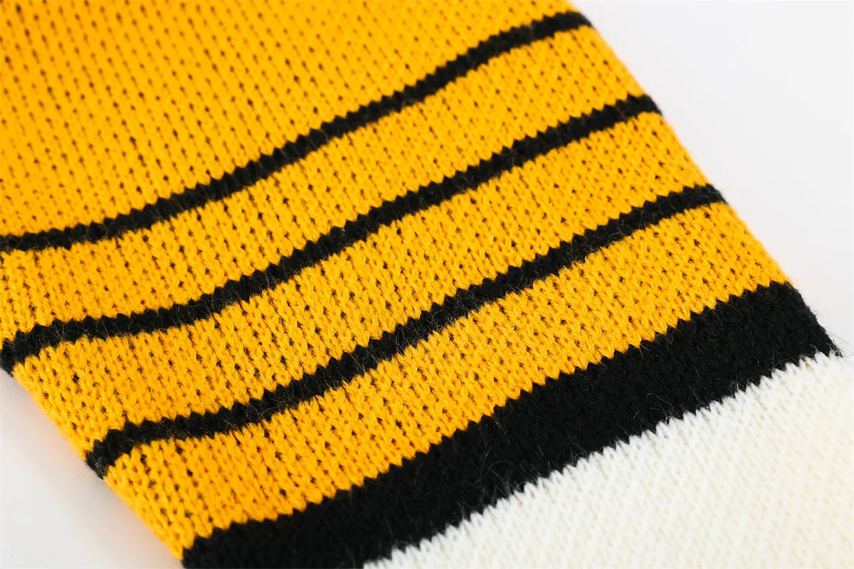 Осенне-зимний уличный свободный женский прямой вязаный свитер с длинными