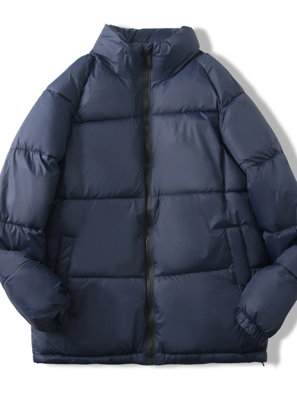 Высокий пушистый! Печать на мягкой поверхности! Мужская куртка с хлопковой