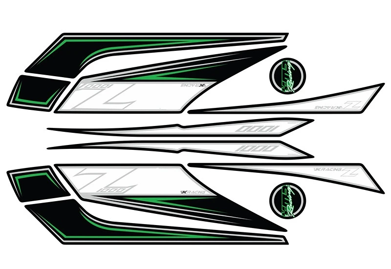 Задний обтекатель мотоцикла цифровая доска 3D наклейки для Z1000SX 2011-2016 z1000 sx