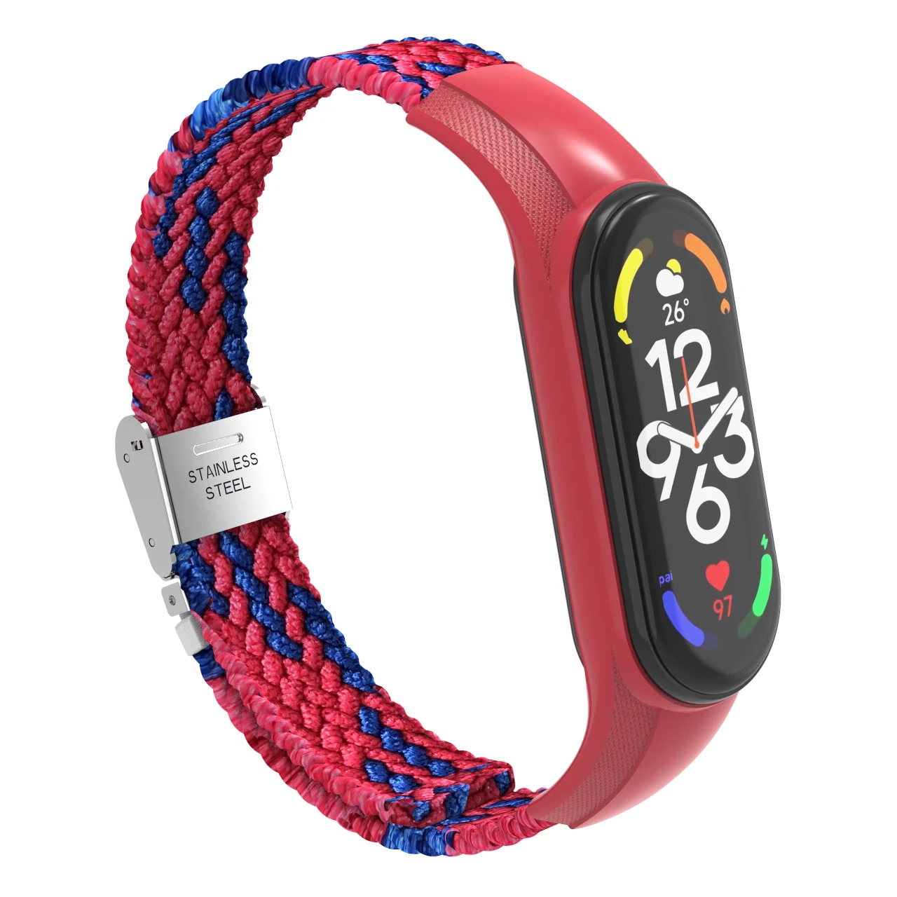 Нейлоновый Плетеный ремешок для Xiaomi Mi7 Mi6 Mi5 Mi4 наручный браслет с нейлоновой