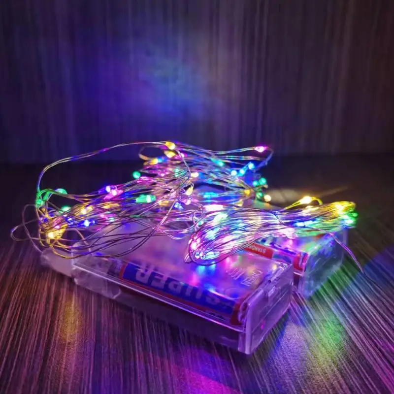 

3M 30 Led Strings Copper Wire Battery Powered Christmas Wedding Party Decoration LED String Fairy Lights For Home Bouquet Lights