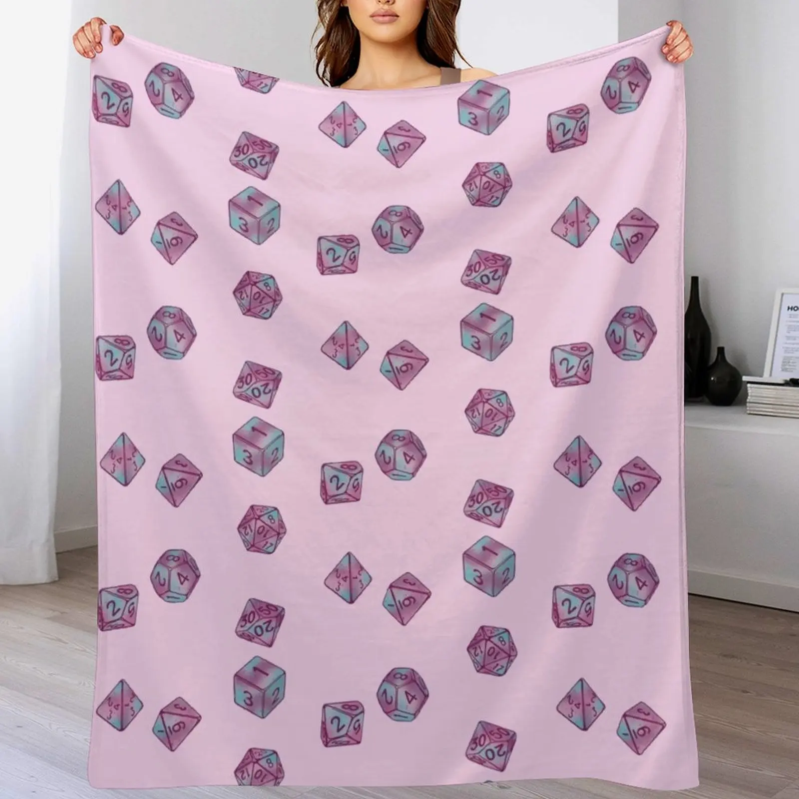 Полный набор одеял Unicorn Dice диван-кровать мягкие плед-одеяла